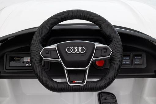 Kinderfahrzeug - Elektro Auto "Audi RS E-Tron" - lizenziert - 12V7AH Akku und 4 Motoren- 2,4Ghz + MP3 + Leder + EVA – Bild 21