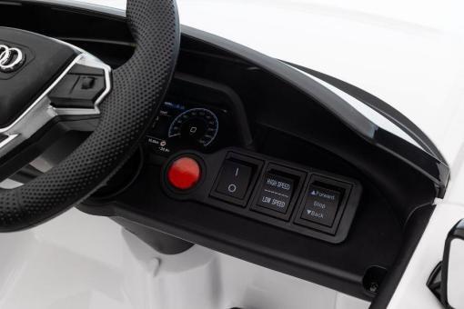 Kinderfahrzeug - Elektro Auto "Audi RS E-Tron" - lizenziert - 12V7AH Akku und 4 Motoren- 2,4Ghz + MP3 + Leder + EVA – Bild 23