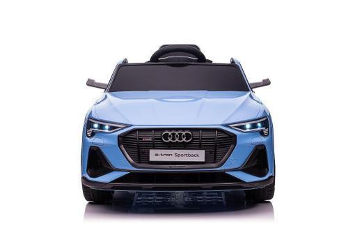 Kinderfahrzeug - Elektro Auto "Audi E-Tron" - lizenziert - 12V7AH Akku und 4 Motoren- 2,4Ghz + MP3 + Leder + EVA-Blau – Bild 3