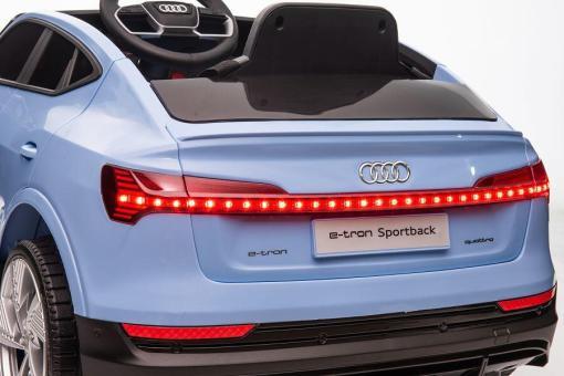 Kinderfahrzeug - Elektro Auto "Audi E-Tron" - lizenziert - 12V7AH Akku und 4 Motoren- 2,4Ghz + MP3 + Leder + EVA-Blau – Bild 15