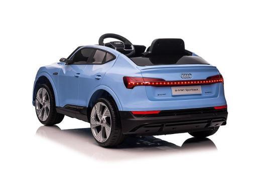 Kinderfahrzeug - Elektro Auto "Audi E-Tron" - lizenziert - 12V7AH Akku und 4 Motoren- 2,4Ghz + MP3 + Leder + EVA-Blau – Bild 7