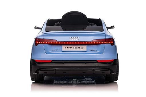 Kinderfahrzeug - Elektro Auto "Audi E-Tron" - lizenziert - 12V7AH Akku und 4 Motoren- 2,4Ghz + MP3 + Leder + EVA-Blau – Bild 2