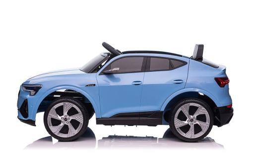 Kinderfahrzeug - Elektro Auto "Audi E-Tron" - lizenziert - 12V7AH Akku und 4 Motoren- 2,4Ghz + MP3 + Leder + EVA-Blau – Bild 13