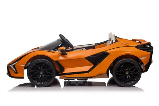 Elektro Kinderfahrzeug "Lamborghini SIAN 2 Sitzer" - lizenziert - 24V Akku, 4 Motoren- 2,4Ghz Fernsteuerung, MP3, Ledersitz+EVA – Bild 7