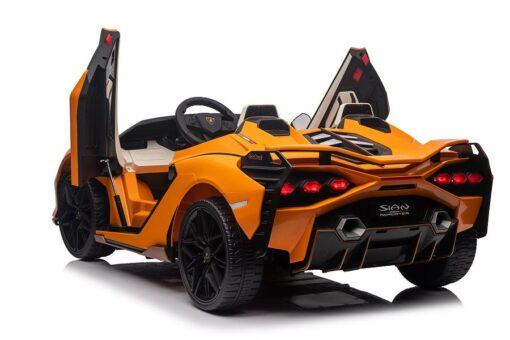 Elektro Kinderfahrzeug "Lamborghini SIAN 2 Sitzer" - lizenziert - 24V Akku, 4 Motoren- 2,4Ghz Fernsteuerung, MP3, Ledersitz+EVA – Bild 9