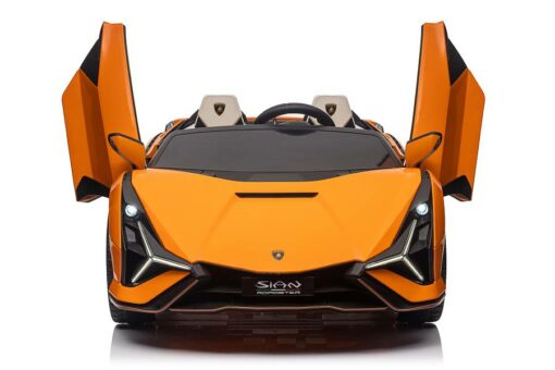 Elektro Kinderfahrzeug "Lamborghini SIAN 2 Sitzer" - lizenziert - 24V Akku, 4 Motoren- 2,4Ghz Fernsteuerung, MP3, Ledersitz+EVA – Bild 3