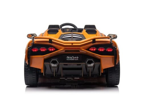 Elektro Kinderfahrzeug "Lamborghini SIAN 2 Sitzer" - lizenziert - 24V Akku, 4 Motoren- 2,4Ghz Fernsteuerung, MP3, Ledersitz+EVA – Bild 5