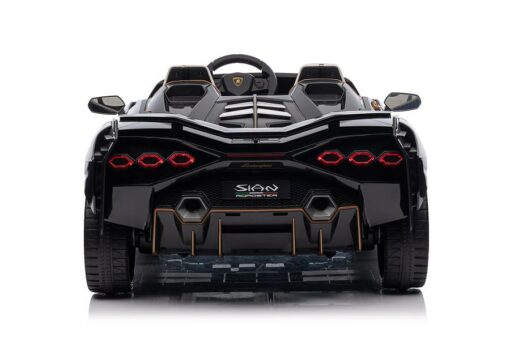 Elektro Kinderfahrzeug "Lamborghini SIAN 2 Sitzer" - lizenziert - 24V Akku, 4 Motoren- 2,4Ghz Fernsteuerung, MP3, Ledersitz+EVA – Bild 6
