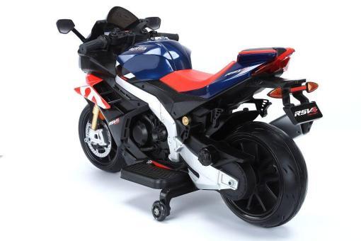 Elektro Brushless Kindermotorrad "Aprilia" bis zu 25 km/h - Lizenziert - 24V7A - EVA+Ledersitz -2. Wahl – Bild 5