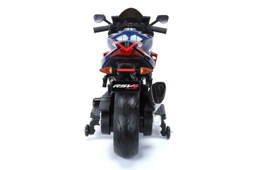 Elektro Brushless Kindermotorrad "Aprilia" bis zu 25 km/h - Lizenziert - 24V7A - EVA+Ledersitz -2. Wahl – Bild 2