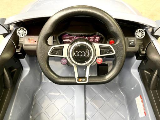 Elektrisches Kinderfahrzeug - Auto "Audi TTRS" - lizenziert - 12V7A Akku und 2 Motoren- 2,4Ght+MP3+EVA+Leder – Bild 7