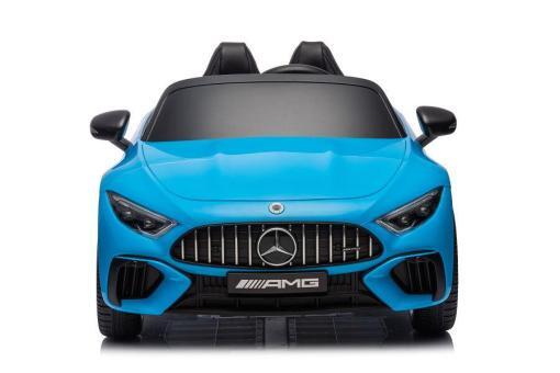 Elektrisches Kinderauto "Mercedes SL63 AMG" - Lizenziert - 24V Akku, 4 Motoren, 2,4Ghz Fernsteuerung, MP3+Ledersitz+EVA-Lackiert – Bild 2