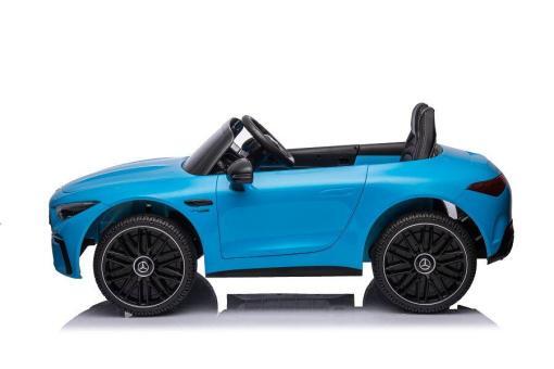 Elektrisches Kinderauto "Mercedes SL63 AMG" - Lizenziert - 24V Akku, 4 Motoren, 2,4Ghz Fernsteuerung, MP3+Ledersitz+EVA-Lackiert – Bild 5