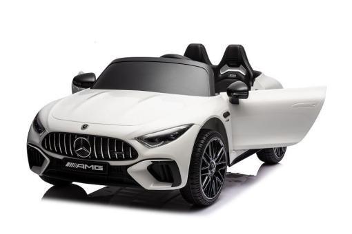 Elektrisches Kinderfahrzeug - "Mercedes SL63 AMG" - Lizenziert - 12V7AH Akku, 2,4Ghz Fernsteuerung, MP3+Ledersitz+EVA