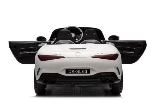Elektrisches Kinderfahrzeug - "Mercedes SL63 AMG" - Lizenziert - 12V7AH Akku, 2,4Ghz Fernsteuerung, MP3+Ledersitz+EVA – Bild 6