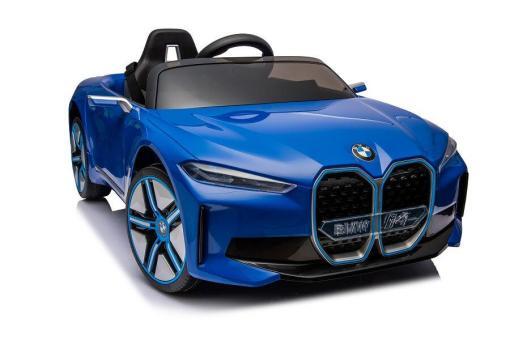 Kinderfahrzeug elektrisch "BMW i4" - lizenziert - 12V7A Akku, 4 Motoren- 2,4Ghz Fernsteuerung, MP3, Ledersitz+EVA – Bild 33