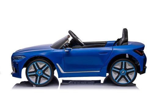 Kinderfahrzeug elektrisch "BMW i4" - lizenziert - 12V7A Akku, 4 Motoren- 2,4Ghz Fernsteuerung, MP3, Ledersitz+EVA – Bild 29