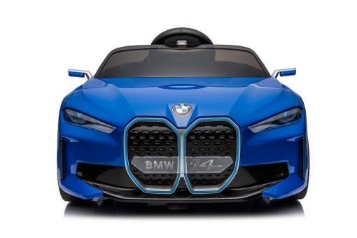 Kinderfahrzeug elektrisch "BMW i4" - lizenziert - 12V7A Akku, 4 Motoren- 2,4Ghz Fernsteuerung, MP3, Ledersitz+EVA – Bild 13