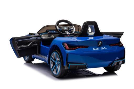 Kinderfahrzeug elektrisch "BMW i4" - lizenziert - 12V7A Akku, 4 Motoren- 2,4Ghz Fernsteuerung, MP3, Ledersitz+EVA – Bild 36