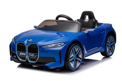Kinderfahrzeug elektrisch "BMW i4" - lizenziert - 12V7A Akku, 4 Motoren- 2,4Ghz Fernsteuerung, MP3, Ledersitz+EVA – Bild 39