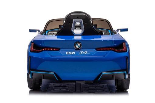 Kinderfahrzeug elektrisch "BMW i4" - lizenziert - 12V7A Akku, 4 Motoren- 2,4Ghz Fernsteuerung, MP3, Ledersitz+EVA – Bild 21