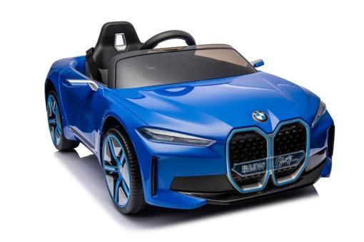 Kinderfahrzeug elektrisch "BMW i4" - lizenziert - 12V7A Akku, 4 Motoren- 2,4Ghz Fernsteuerung, MP3, Ledersitz+EVA – Bild 26