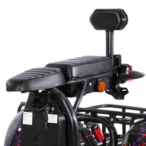 E-Scooter mit Straßenzulassung - drei Räder Trike 35km/120km Reichweite, 60V | 2000W | 20AH/40AH/50AH Akku CP3.1 – Bild 14
