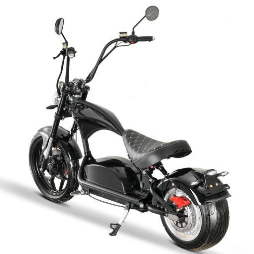 Elektro Scooter Coco Bike E-Chopper mit Straßenzulassung bis zu 48 km/h schnell - ca. 75 km Reichweite, 60V | 2000W | 30AH Akku -CP4 Max-2 – Bild 3