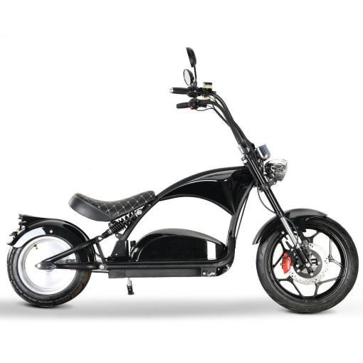 Elektro Scooter Coco Bike E-Chopper mit Straßenzulassung bis zu 48 km/h schnell - ca. 75 km Reichweite, 60V | 2000W | 30AH Akku -CP4 Max-2 – Bild 2