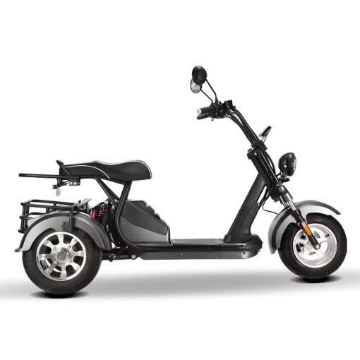 Coco Bike E-Scooter mit Straßenzulassung und drei Räder Trike ca. 40km Reichweite, 60V | 2000W | 20AH Akku -HM-3 – Bild 4