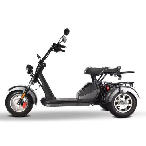 Coco Bike E-Scooter mit Straßenzulassung und drei Räder Trike ca. 40km Reichweite, 60V | 2000W | 20AH Akku -HM-3 – Bild 6