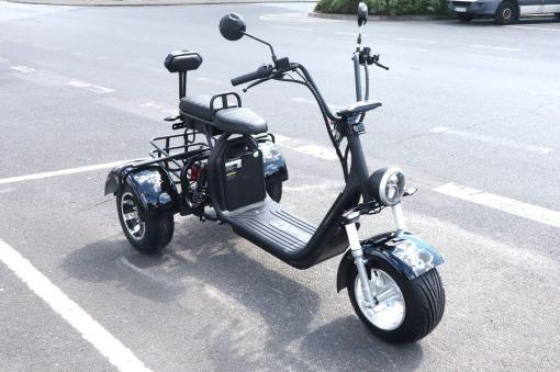 E-Scooter mit Straßenzulassung - drei Räder Trike 35km/120km Reichweite, 60V | 2000W | 20AH/40AH/50AH Akku CP3.1 – Bild 5