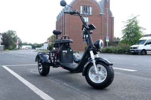 E-Scooter mit Straßenzulassung - drei Räder Trike 35km/120km Reichweite, 60V | 2000W | 20AH/40AH/50AH Akku CP3.1 – Bild 2