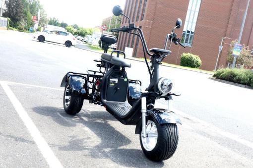 E-Scooter mit Straßenzulassung - drei Räder Trike 35km/120km Reichweite, 60V | 2000W | 20AH/40AH/50AH Akku CP3.1 – Bild 9