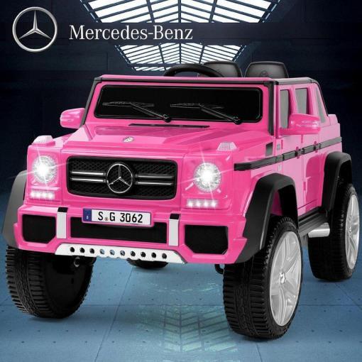 Kinderfahrzeug – Elektro Auto „Mercedes Maybach G650S“ – Lizenziert –4 Motoren - 2,4Ghz Fernsteuerung, MP3+Ledersitz+EVA – Bild 5
