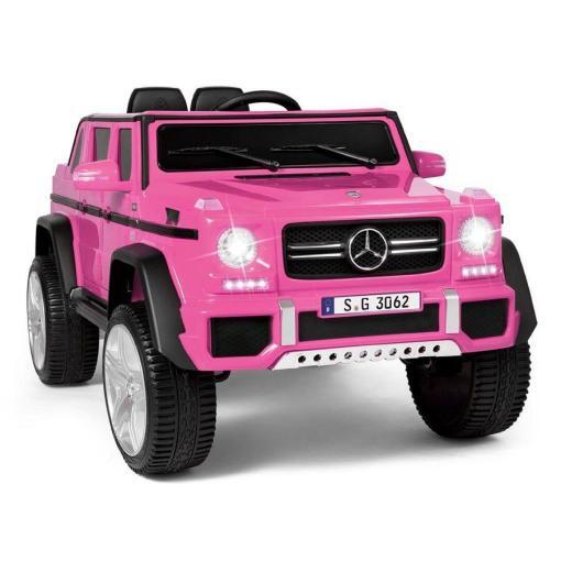 Kinderfahrzeug – Elektro Auto „Mercedes Maybach G650S“ – Lizenziert –4 Motoren - 2,4Ghz Fernsteuerung, MP3+Ledersitz+EVA – Bild 11