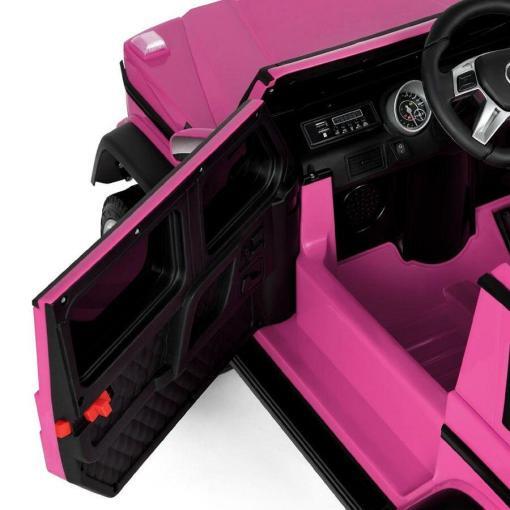 Kinderfahrzeug – Elektro Auto „Mercedes Maybach G650S“ – Lizenziert –4 Motoren - 2,4Ghz Fernsteuerung, MP3+Ledersitz+EVA – Bild 14