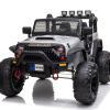 Elektro Kinderauto -  Offroad ,24V Akku, 2x200W Motoren "Lackiert Silber" 2,4Ghz+Ledersitz+EVA