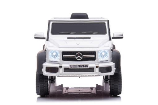 Elektrisches Kinderauto - "Mercedes G63 AMG 6x6" - lizenziert - 12V7AH Akku + 2,4Ghz+Ledersitz+EVA-Schwarz – Bild 3