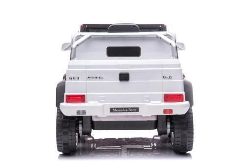 Elektrisches Kinderauto - "Mercedes G63 AMG 6x6" - lizenziert - 12V7AH Akku + 2,4Ghz+Ledersitz+EVA-Schwarz – Bild 5