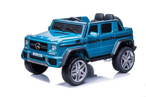 XXL Elektro Kinderauto „Mercedes Maybach G650“ – Lizenziert –2 Sitzer- 24V Akku, 4 Motoren- 2,4Ghz Fernsteuerung, MP3+Ledersitz+EVA
