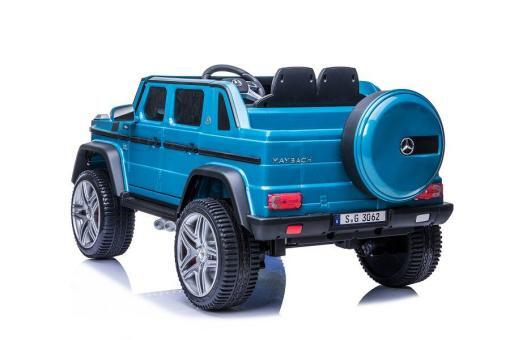 XXL Elektro Kinderauto „Mercedes Maybach G650“ – Lizenziert –2 Sitzer- 24V Akku, 4 Motoren- 2,4Ghz Fernsteuerung, MP3+Ledersitz+EVA – Bild 4