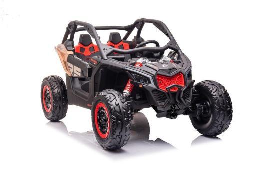 Elektro Kinderfahrzeug "Can Am RS" - 24V Akku,4x200W Motoren- 2,4Ghz, Allrad+2 Sitzer+Ledersitz+EVA – Bild 2
