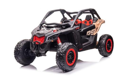 Elektro Kinderfahrzeug "Can Am RS" - 24V Akku,4x200W Motoren- 2,4Ghz, Allrad+2 Sitzer+Ledersitz+EVA – Bild 12