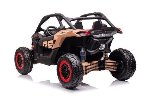 Elektro Kinderfahrzeug "Can Am RS" - 24V Akku,4x200W Motoren- 2,4Ghz, Allrad+2 Sitzer+Ledersitz+EVA – Bild 7