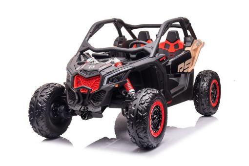 Elektro Kinderfahrzeug "Can Am RS" - 24V Akku,4x200W Motoren- 2,4Ghz, Allrad+2 Sitzer+Ledersitz+EVA – Bild 8