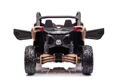 Elektro Kinderfahrzeug "Can Am RS" - 24V Akku,4x200W Motoren- 2,4Ghz, Allrad+2 Sitzer+Ledersitz+EVA – Bild 6