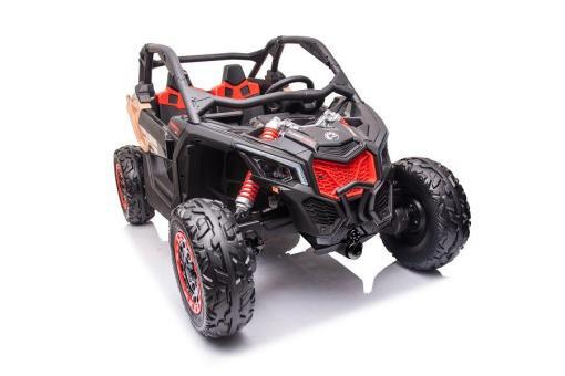 Elektro Kinderfahrzeug "Can Am RS" - 24V Akku,4x200W Motoren- 2,4Ghz, Allrad+2 Sitzer+Ledersitz+EVA – Bild 4