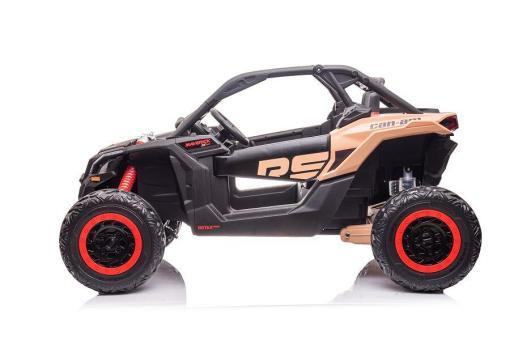 Elektro Kinderfahrzeug "Can Am RS" - 24V Akku,4x200W Motoren- 2,4Ghz, Allrad+2 Sitzer+Ledersitz+EVA – Bild 11
