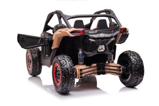 Elektro Kinderfahrzeug "Can Am RS" - 24V Akku,4x200W Motoren- 2,4Ghz, Allrad+2 Sitzer+Ledersitz+EVA – Bild 16
